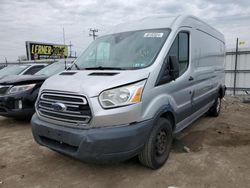 Salvage cars for sale at Chicago Heights, IL auction: 2015 Ford Transit T-250