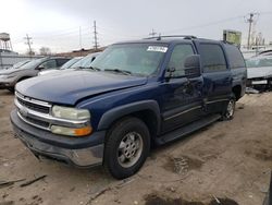 Salvage cars for sale from Copart Chicago Heights, IL: 2002 Chevrolet Suburban K1500