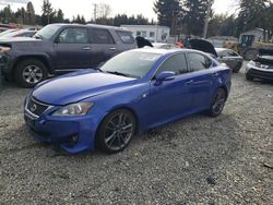 Salvage cars for sale at Graham, WA auction: 2011 Lexus IS 250