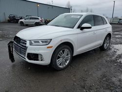 Audi salvage cars for sale: 2018 Audi Q5 Premium Plus