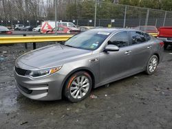 Salvage cars for sale from Copart Waldorf, MD: 2018 KIA Optima LX