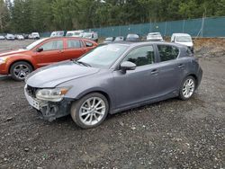 Salvage cars for sale from Copart Graham, WA: 2013 Lexus CT 200