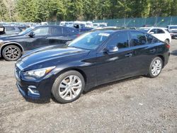 Vehiculos salvage en venta de Copart Graham, WA: 2018 Infiniti Q50 Luxe