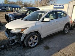 Salvage cars for sale at Wichita, KS auction: 2016 Honda HR-V LX