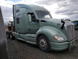 Salvage trucks for sale at Airway Heights, WA auction: 2021 Kenworth Construction T680