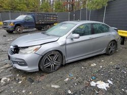 Salvage cars for sale at Waldorf, MD auction: 2016 Honda Accord Touring
