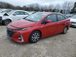 Salvage cars for sale at North Billerica, MA auction: 2021 Toyota Prius Prime LE