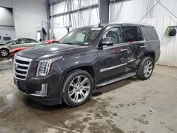 Salvage cars for sale at Ham Lake, MN auction: 2018 Cadillac Escalade Luxury