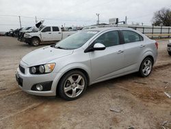 Salvage cars for sale at Oklahoma City, OK auction: 2012 Chevrolet Sonic LTZ