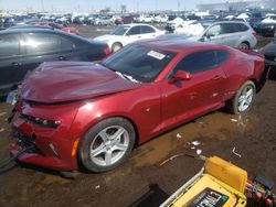 Salvage cars for sale from Copart Brighton, CO: 2018 Chevrolet Camaro LS