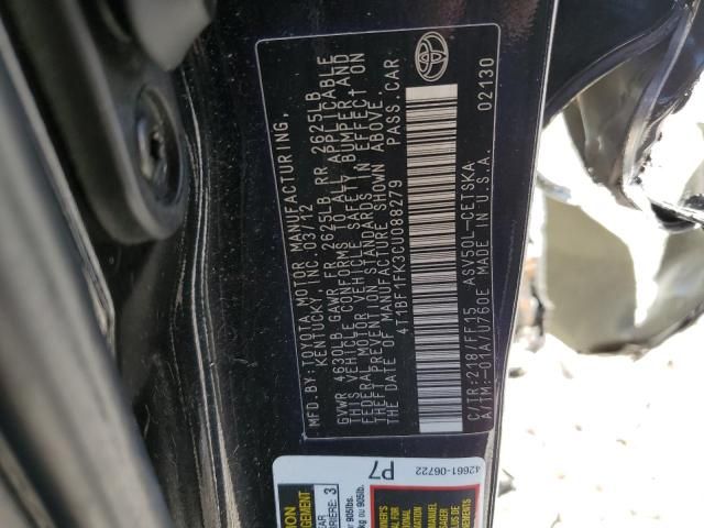 2012 Toyota Camry Base