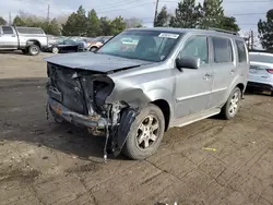 Salvage cars for sale from Copart Denver, CO: 2011 Honda Pilot Touring