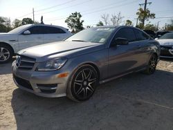 Salvage cars for sale from Copart Riverview, FL: 2014 Mercedes-Benz C 250