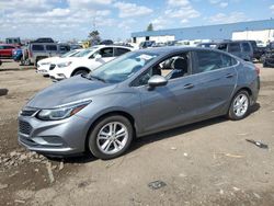 Salvage cars for sale from Copart Woodhaven, MI: 2018 Chevrolet Cruze LT