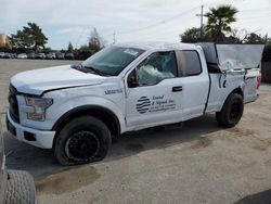 Salvage cars for sale from Copart San Martin, CA: 2016 Ford F150 Super Cab