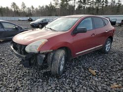 Salvage cars for sale at Windham, ME auction: 2012 Nissan Rogue S