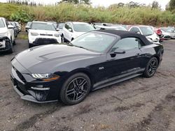 Ford Mustang GT Vehiculos salvage en venta: 2019 Ford Mustang GT