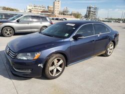 Flood-damaged cars for sale at auction: 2013 Volkswagen Passat SE