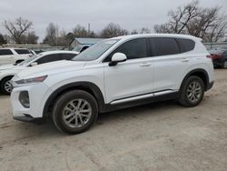 Salvage cars for sale at Wichita, KS auction: 2019 Hyundai Santa FE SE
