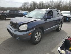 Salvage cars for sale from Copart Glassboro, NJ: 2005 Hyundai Santa FE GLS