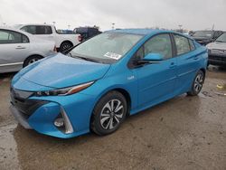 Salvage cars for sale from Copart Indianapolis, IN: 2018 Toyota Prius Prime