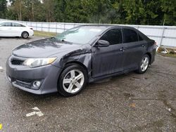 Salvage cars for sale from Copart Arlington, WA: 2012 Toyota Camry Base