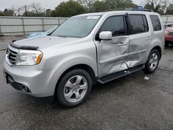 Honda Pilot EXL salvage cars for sale: 2012 Honda Pilot EXL