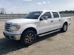 Salvage cars for sale at Dunn, NC auction: 2013 Ford F150 Supercrew