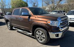 Salvage trucks for sale at Oklahoma City, OK auction: 2017 Toyota Tundra Crewmax 1794