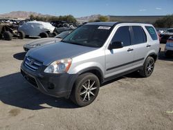 Salvage cars for sale at Las Vegas, NV auction: 2005 Honda CR-V LX