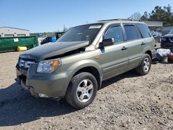 Honda salvage cars for sale: 2007 Honda Pilot EX