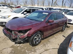 Honda salvage cars for sale: 2016 Honda Accord LX