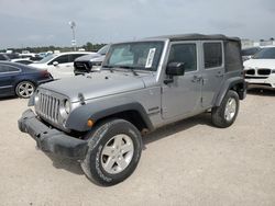 Vehiculos salvage en venta de Copart Houston, TX: 2016 Jeep Wrangler Unlimited Sport