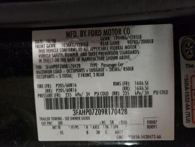 2009 Ford Fusion SE