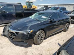 Salvage cars for sale at Houston, TX auction: 2021 Honda Accord EXL