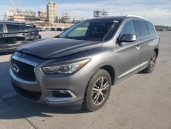 Salvage cars for sale from Copart New Orleans, LA: 2016 Infiniti QX60