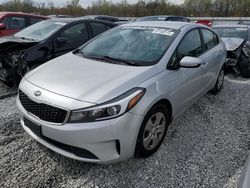 KIA Forte LX salvage cars for sale: 2017 KIA Forte LX