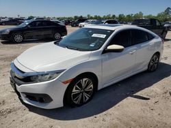 Vehiculos salvage en venta de Copart Houston, TX: 2016 Honda Civic EXL