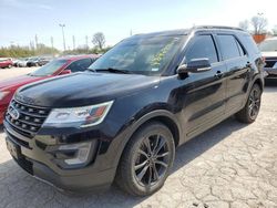 Salvage cars for sale at Bridgeton, MO auction: 2017 Ford Explorer XLT