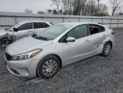 Salvage cars for sale from Copart Gastonia, NC: 2018 KIA Forte LX