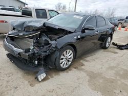 Salvage cars for sale at Pekin, IL auction: 2018 KIA Optima LX