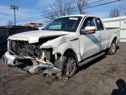 Salvage cars for sale at New Britain, CT auction: 2013 Ford F150 Super Cab