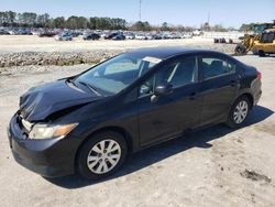 Honda salvage cars for sale: 2012 Honda Civic LX