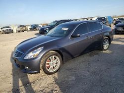 Salvage cars for sale from Copart Kansas City, KS: 2011 Infiniti G37