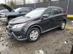 Salvage cars for sale from Copart Waldorf, MD: 2015 Toyota Rav4 LE