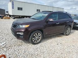 Salvage cars for sale from Copart New Braunfels, TX: 2012 KIA Sorento SX