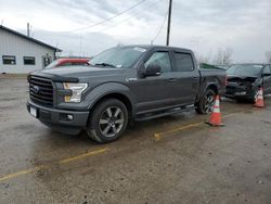 Salvage cars for sale from Copart Pekin, IL: 2016 Ford F150 Supercrew