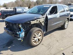 Salvage cars for sale from Copart Assonet, MA: 2014 Dodge Durango Citadel