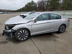 Salvage cars for sale from Copart Brookhaven, NY: 2015 Honda Accord Hybrid EXL