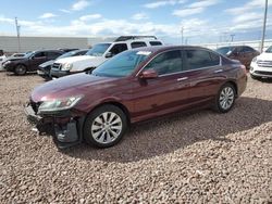 Salvage cars for sale from Copart Phoenix, AZ: 2013 Honda Accord EXL